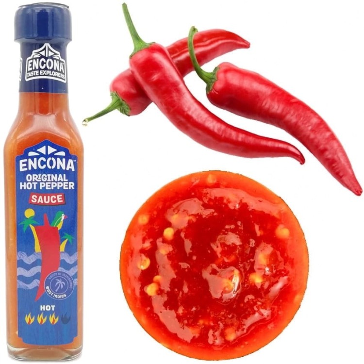 Gęsty Sos Chili West Indian HOT ORIGINAL Marynata Do Grilla 142ml ENCONA