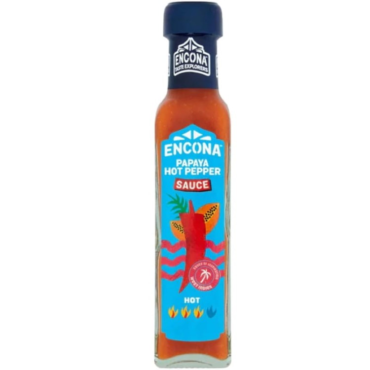 Gęsty Ostry Sos Chilli PAPAYA Papaja Marynata Dip Do Grilla 142ml ENCONA