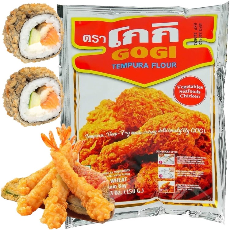 Mąka Panierka Mieszanka TEMPURA Do Krewetek i Warzyw 150g GOGI