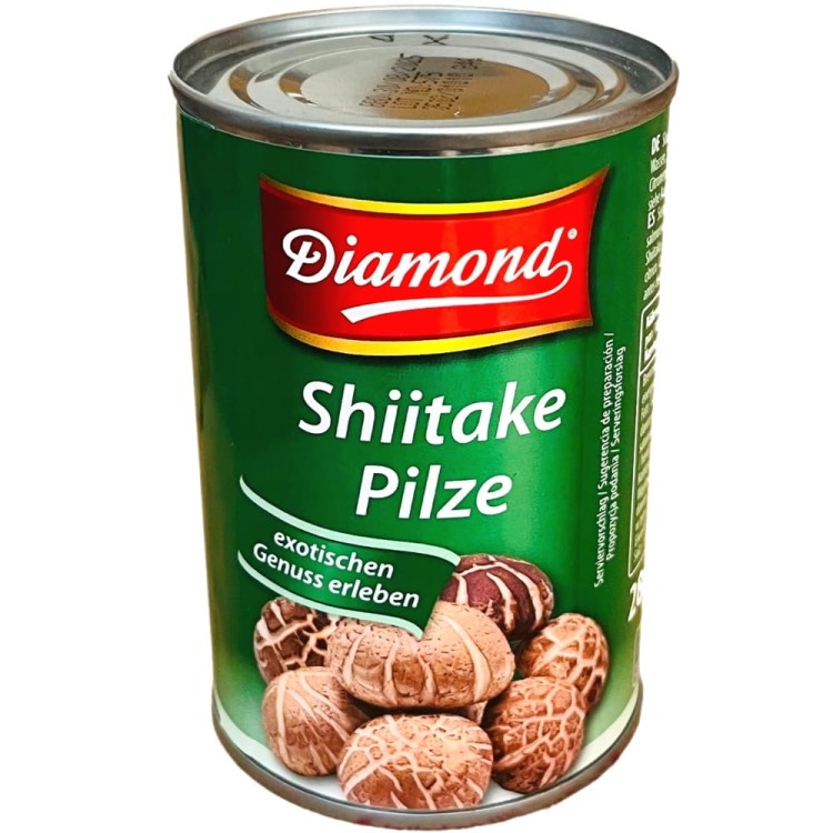Chińskie Grzyby SHIITAKE Tonko Poku Gotowe w Zalewie Do Woka 284g DIAMOND