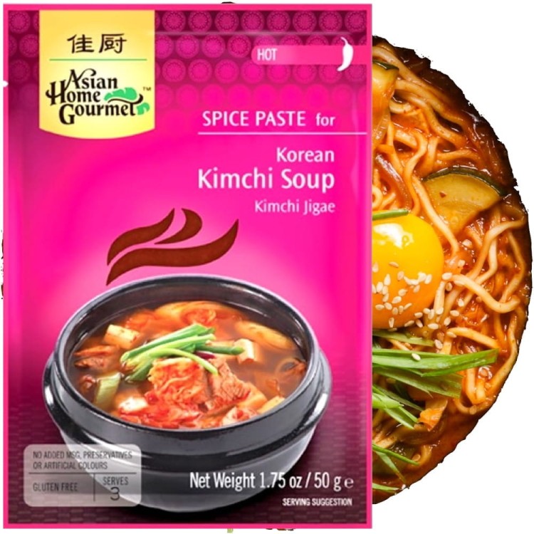 Pasta Do Koreańskiej Zupy KimChi 50g w Saszetce ASIAN HOME GOURMET