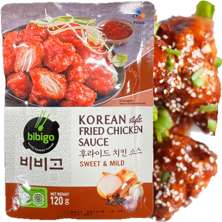 Koreański Słodko Łagodny Sos Do Smażonego Kurczaka 120g BIBIGO