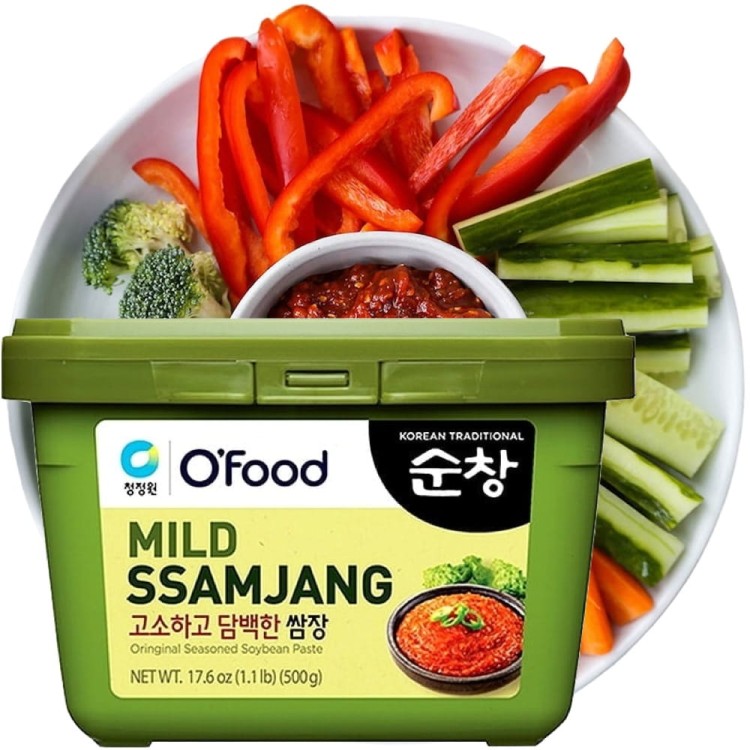 Koreańska Pasta Sojowa Sunchang Ssamjang z Przyprawami Mild 500g O'FOOD