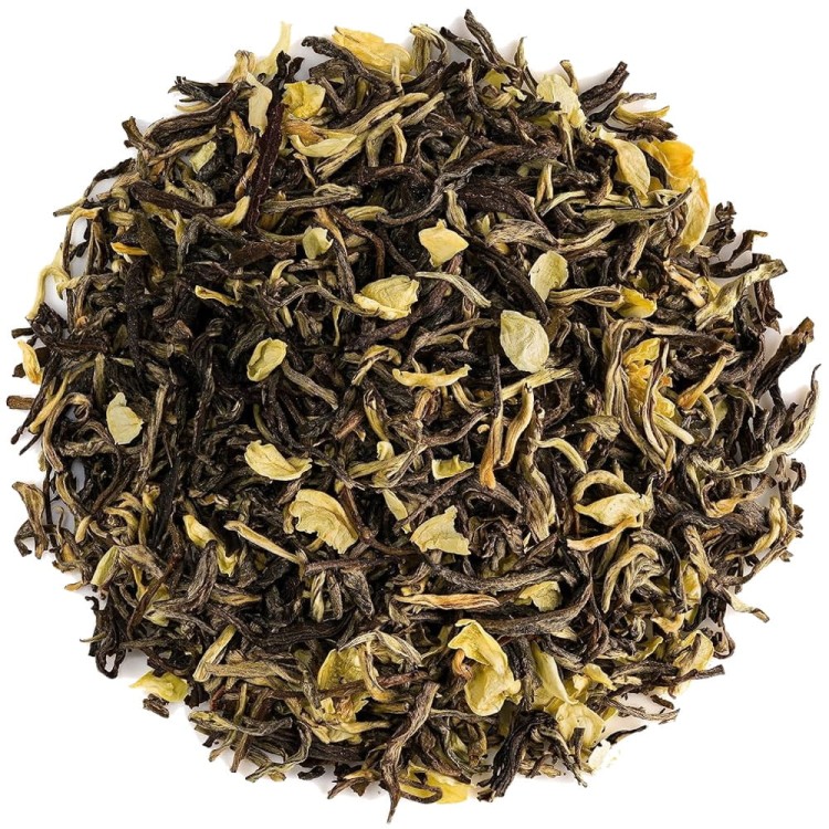 Chińska Zielona Zdrowa Herbata Jaśminowa Liściasta 250g GREETING PINE