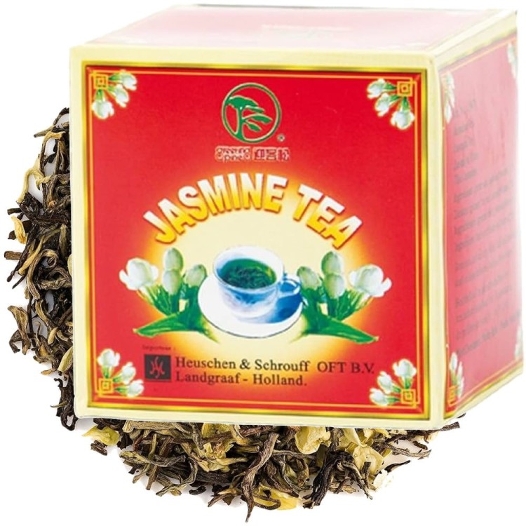 Chińska Zielona Zdrowa Herbata Jaśminowa Liściasta 250g GREETING PINE