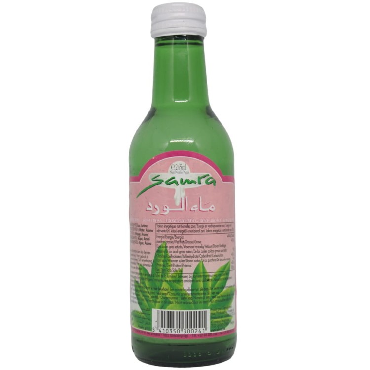 Woda Różana z Kwiatów Róży Aromatyczna Aromat w Płynie 245ml SAMRA