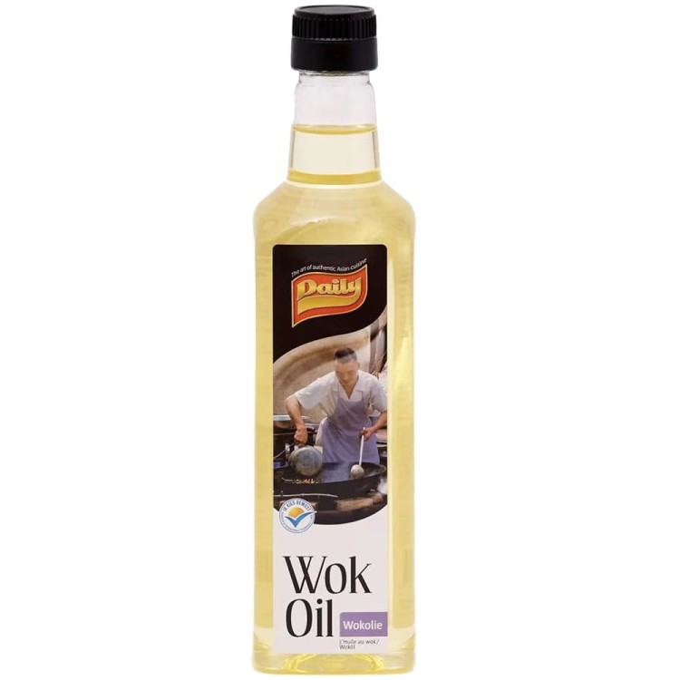 Olej Do Smażenia w Woku Stir Fry Wysoka Temperatura Nierafinowany 500ml DAILY