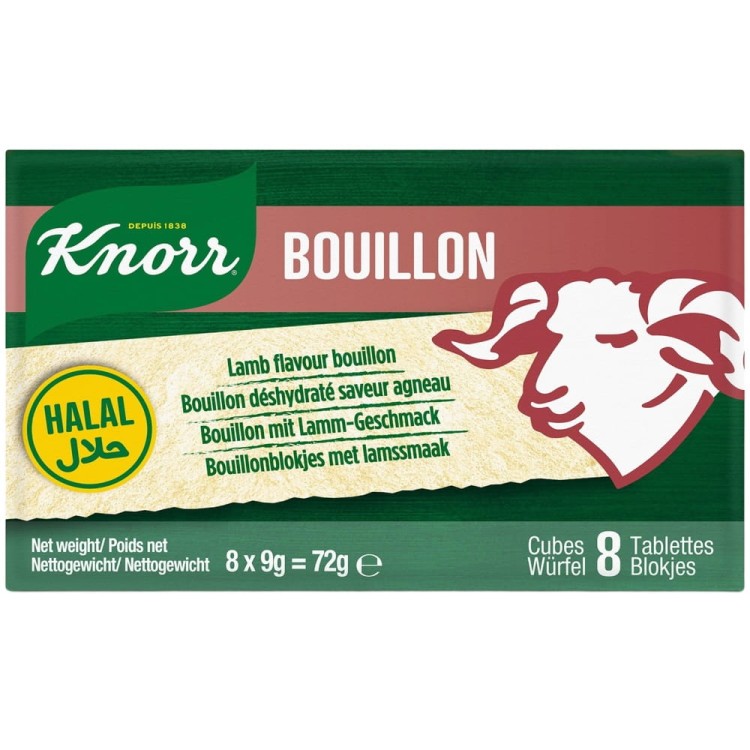 Kostki Rosołowe Jagnięce Aromatyczny Bulion Jagnięcy 72g KNORR