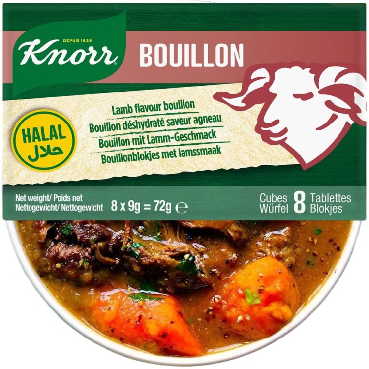 Kostki Rosołowe Jagnięce Aromatyczny Bulion Jagnięcy 72g KNORR