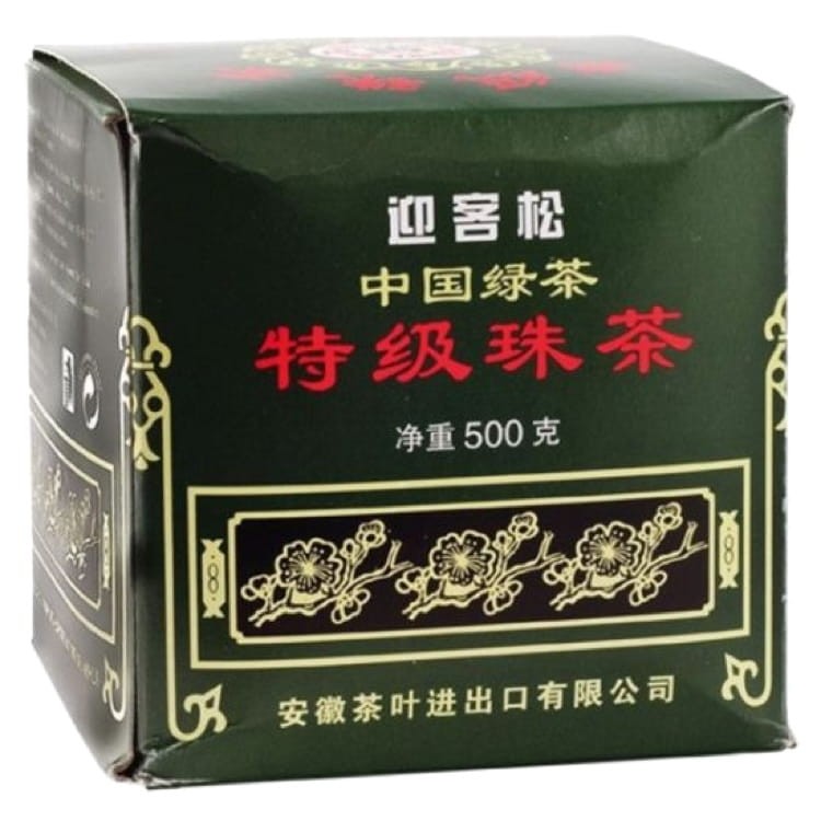 Chińska Zdrowa Zielona Herbata Liściasta Gunpowder 500g GREETING PINE