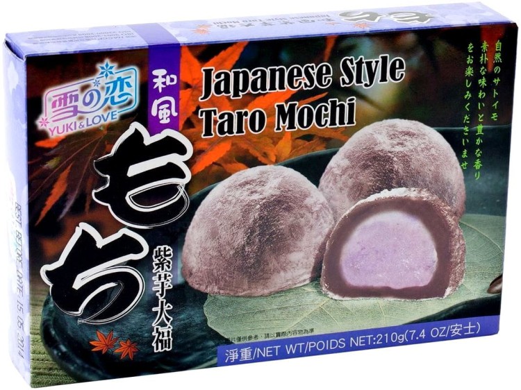 Ciastka Ciasteczka Ryżowe Galaretki MOCHI z Nadzieniem TARO Japonia 210g YUKI & LOVE
