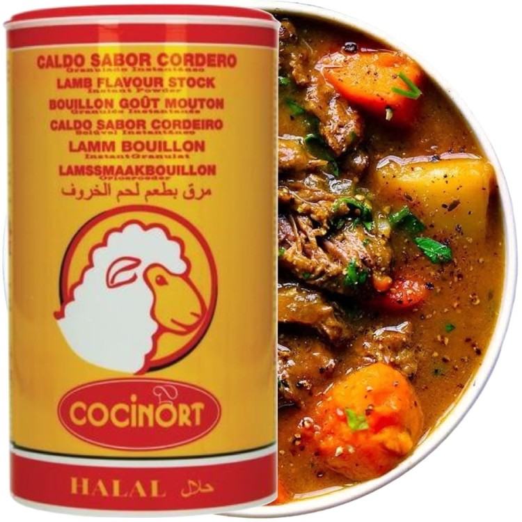 Aromatyczny Bulion Rosołowy z Jagnięciny w Proszku Lamb Broth 1kg 1000g COCINORT