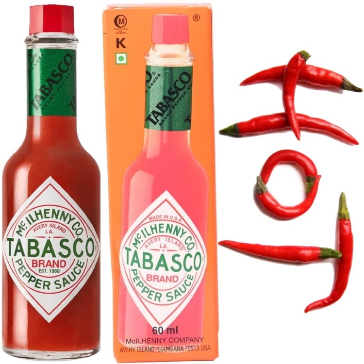 Ostry Amerykański Sos Chili Tabasco Pepper Sauce USA Hot 60ml MCILHENNY CO.