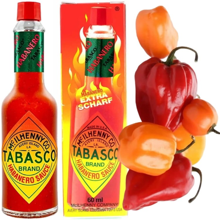 Amerykański Ostry Sos TABASCO z Papryczek Habanero USA 60ml MCILHENNY CO.