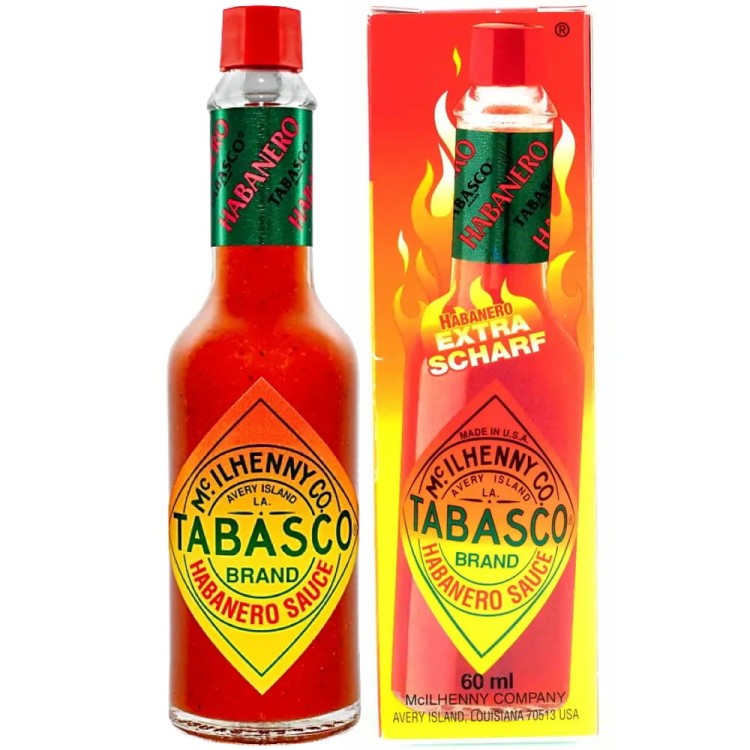 Amerykański Ostry Sos TABASCO z Papryczek Habanero USA 60ml MCILHENNY CO.