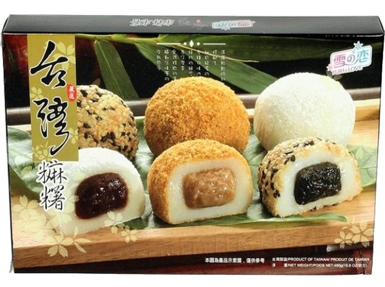Ciasteczka Ciastka Ryżowe Klejące MOCHI Różne Smaki Mieszane MIX 450g YUKI & LOVE