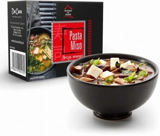 Japońska Pasta z Fermentowanej Soi Do Zupy Dashi MISO Saszetki 75g HOUSE OF ASIA