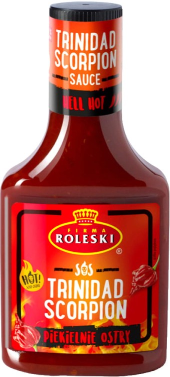 Sos Trinidad Scorpion PIEKIELNIE OSTRY Bez Konserwantów HOT 340g ROLESKI