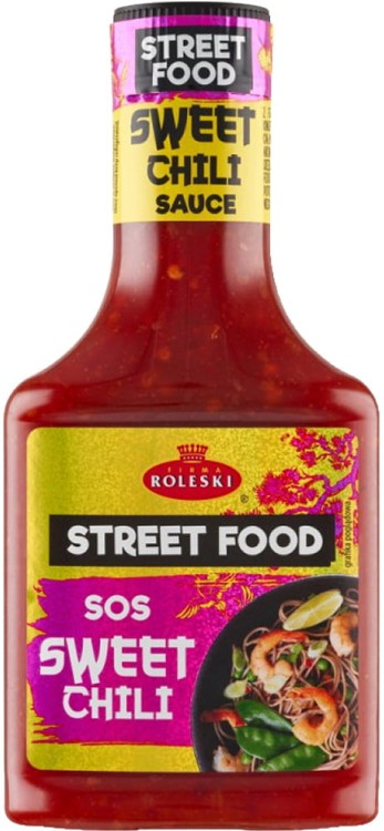 Sos Sweet & Chili Sauce Street Food BEZ GLUTENU i Konserwantów 375g ROLESKI