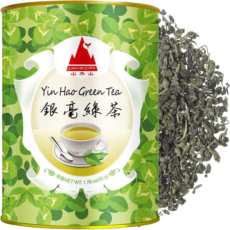 Zielona Chińska Herbata Premium w Puszce China Green Tea 50g SHAN WAI SHAN