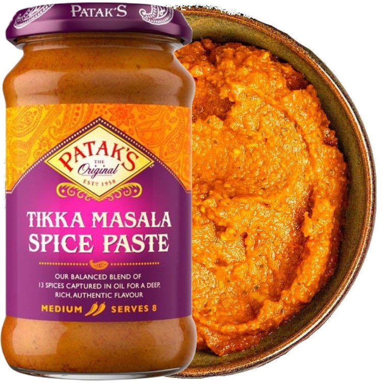 Indyjska Pasta TIKKA MASALA Paste Średnio Ostra Medium Hot 283g PATAKS