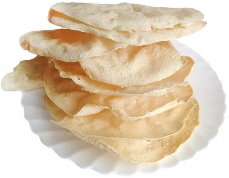 Indyjskie Kruche Placki Poppadums Madras 12-15 Sztuk Przekąska 112g TRULY INDIAN - Sushi-Sklep.pl