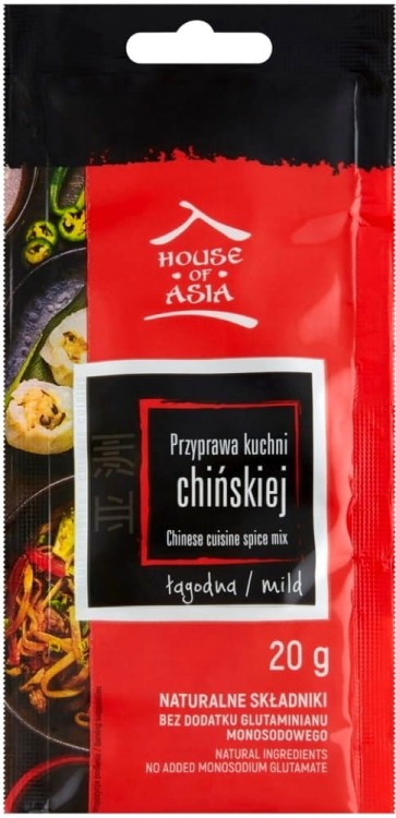 Przyprawa Kuchni Chińskiej Łagodna Chińska w Proszku Mild 20g HOUSE OF ASIA