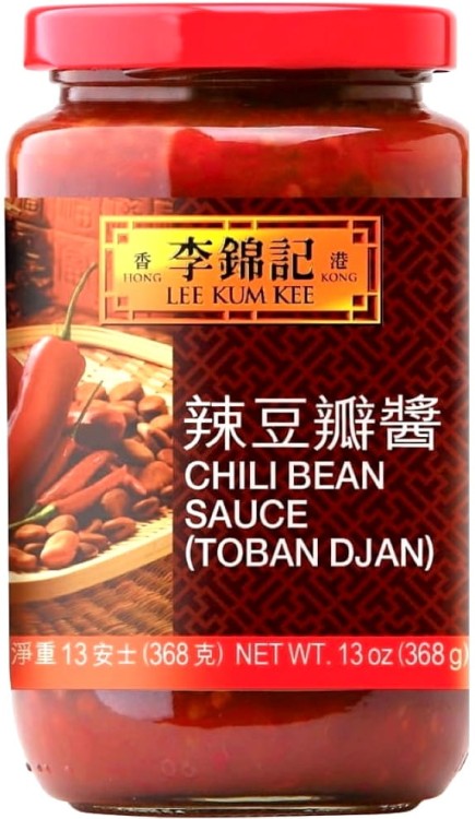 Chiński Gęsty Sos z Chilli i Fasoli Ostra Gęsta Pasta TOBAN DJAN 368g LEE KUM KEE