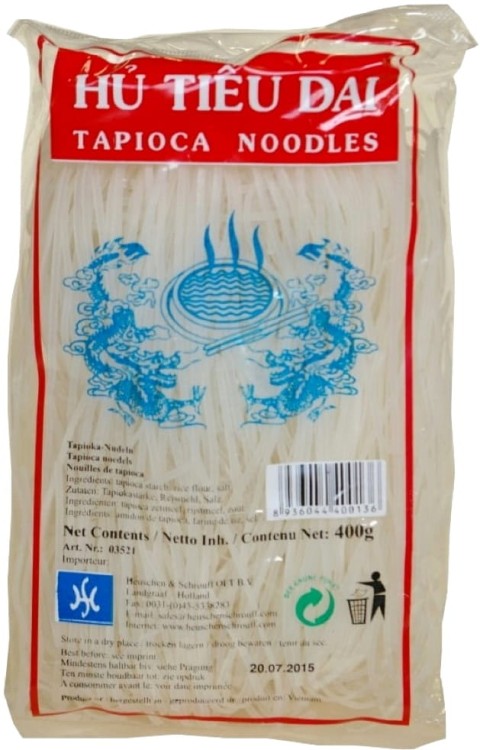 Wietnamski Makaron z MANIOKU Tapioki Bezglutenowy 400g HS