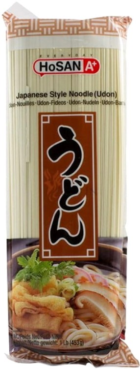 Koreański Makaron Pszenny Do Przygotowania Japońskiej Zupy UDON Suchy 453g A+ HOSAN