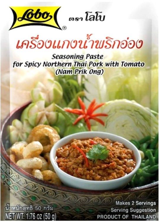 Tajska Pasta Do Wieprzowiny Pomidorowej Po Tajsku Nam Prik Ong 50g LOBO