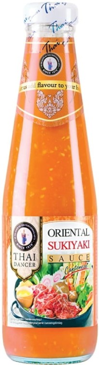 Tajski Sos Orientalny SUKIYAKI Styl Kantoński Do Smażenia Na Woku 300ml THAI DANCER