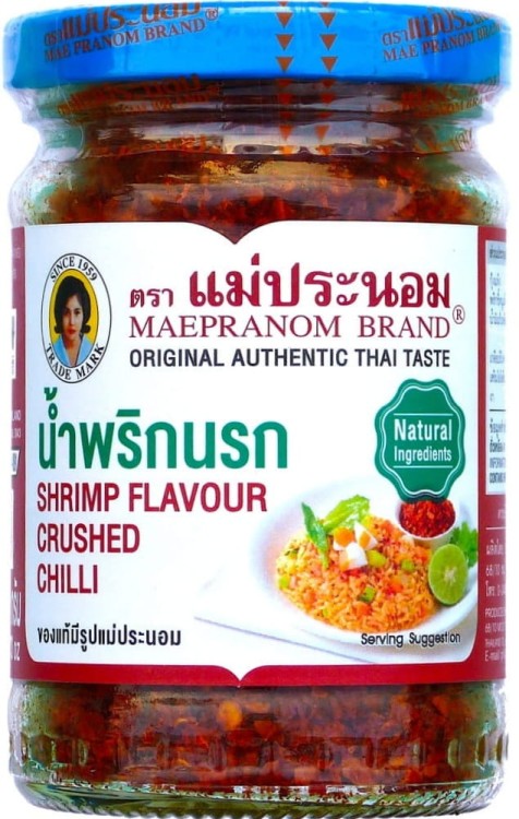 Tajskie Kruszone Chilli z Krewetkami Crushed Chilli 67g MAEPRANOM BRAND