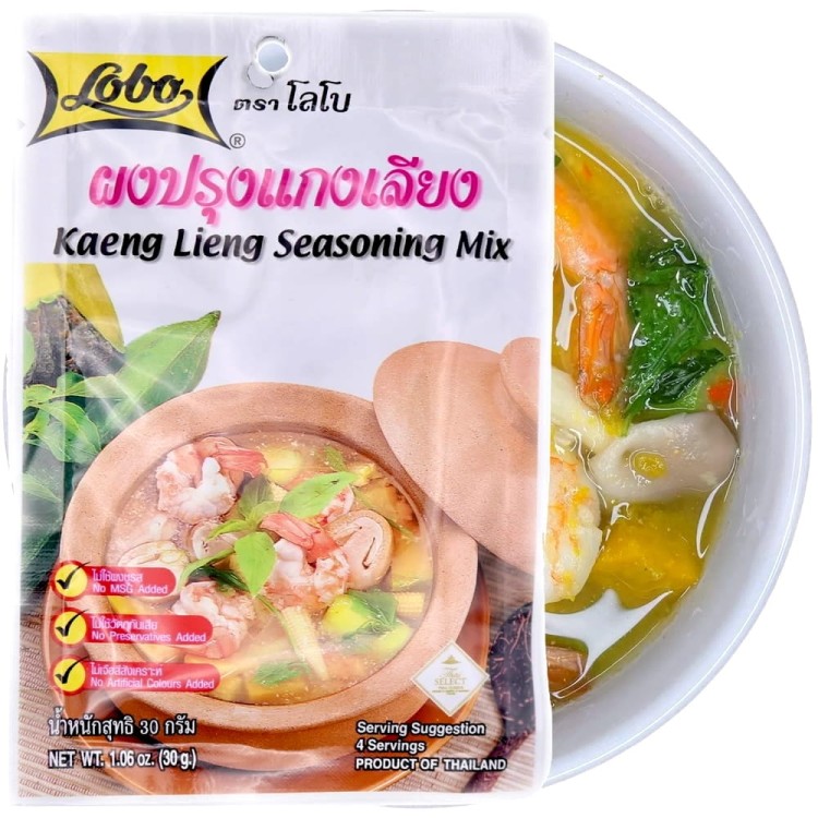 Tajska Gotowa Przyprawa Do Zupy Krewetkowej Kaang Lieng w Proszku 30g LOBO