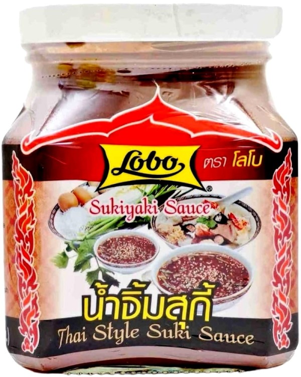 Tajski Gęsty Aromatyczny Sos SUKIYAKI Słodko Słona Baza Do Potraw 260g LOBO