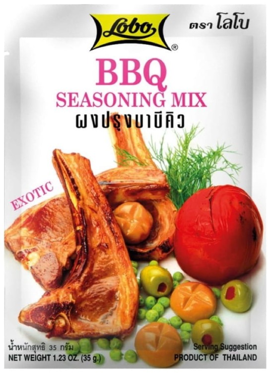 Tajska Mieszanka Przypraw Exotic Barbecue BBQ Do Mięs Na Grilla 35g LOBO