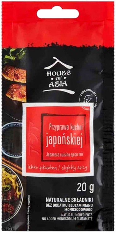 Japońska Lekko Pikantna Przyprawa Kuchni Japońskiej w Proszku 20g HOUSE OF ASIA