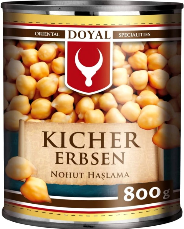 Zdrowa Ciecierzyca Cieciorka w Zalewie Na Humus Do Sałatek i Zup 800g DOYAL