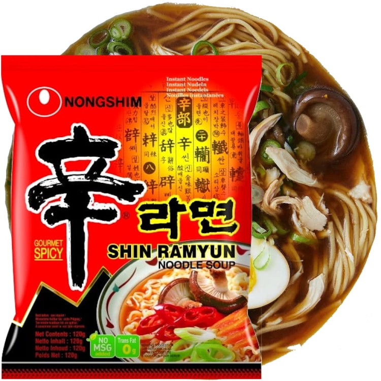 KARTON Koreańska Zupka Błyskawiczna Instant Shin Ramyun 20x120g NONGSHIM