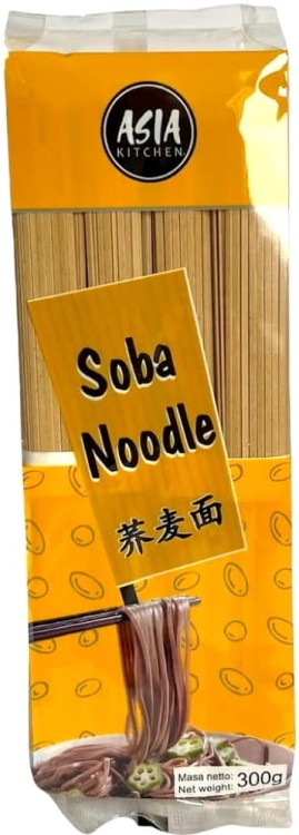 Makaron Soba Japoński Brązowy Gryczany Do Zupy Porcjowany 300g ASIA KITCHEN