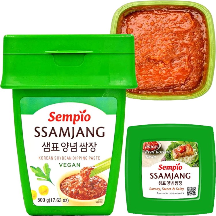 Koreańska Pasta Sojowa Sunchang Ssamjang z Przyprawami Mild Łagodna 500g SEMPIO