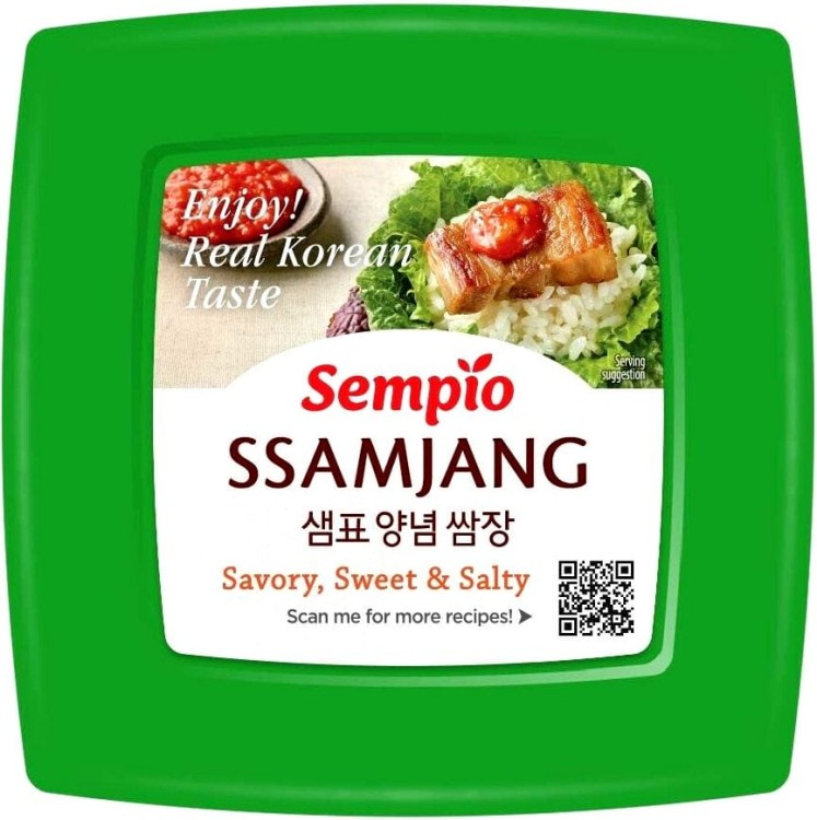 Koreańska Pasta Sojowa Sunchang Ssamjang z Przyprawami Mild Łagodna 500g SEMPIO