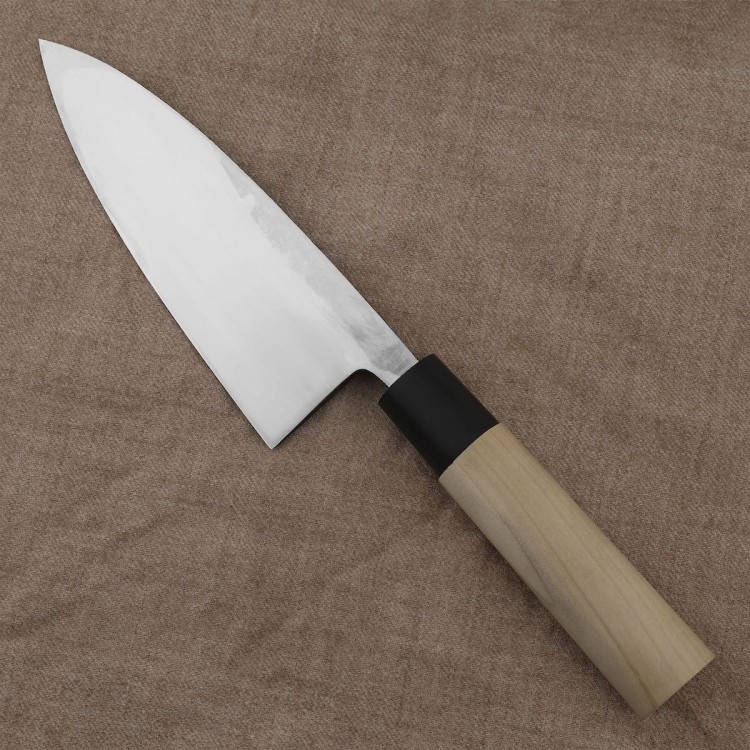 Tojiro Black Hammered Shirogami#2 Japoński Nóż Deba 15cm