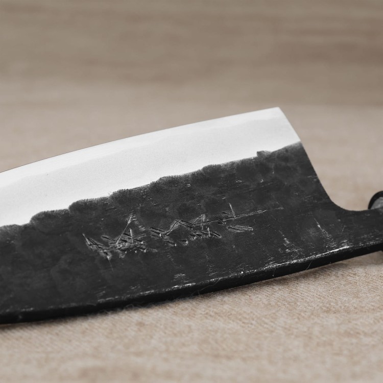 Tojiro Black Hammered Shirogami#2 Japoński Nóż Deba 16,5cm