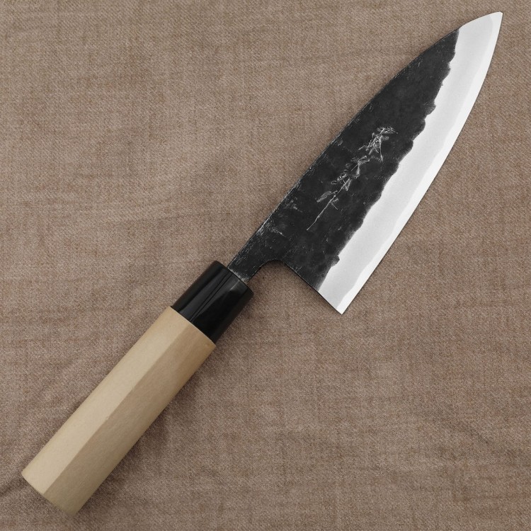 Tojiro Black Hammered Shirogami#2 Japoński Nóż Deba 16,5cm