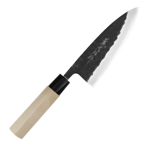 Tojiro Black Hammered Shirogami#2 Japoński Nóż Deba 16,5cm