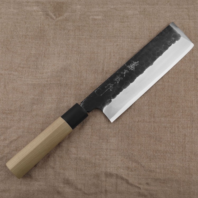Tojiro Black Hammered Shirogami#2 Japoński Nóż Usuba 18cm