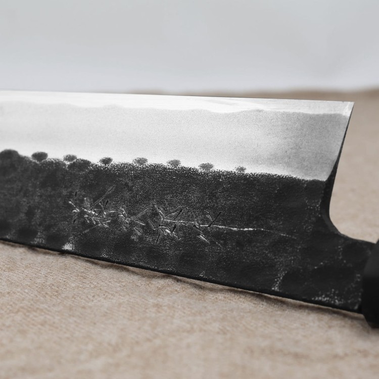 Tojiro Black Hammered Shirogami#2 Japoński Nóż Usuba 19,5cm