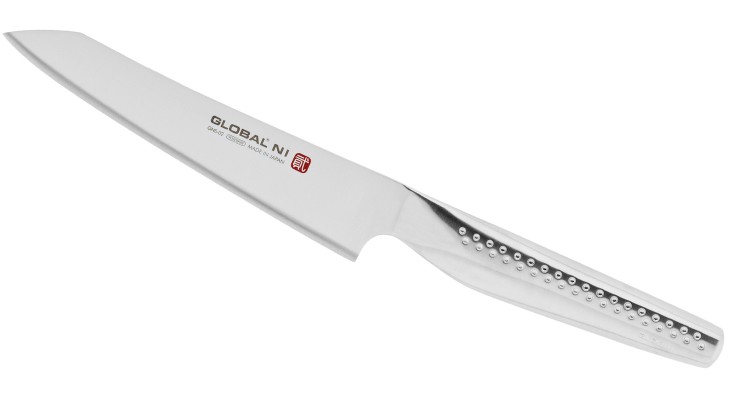 Global NI Japoński Ostry Nóż Kuchenny Uniwersalny 56-58 HRC 14cm GNS-02