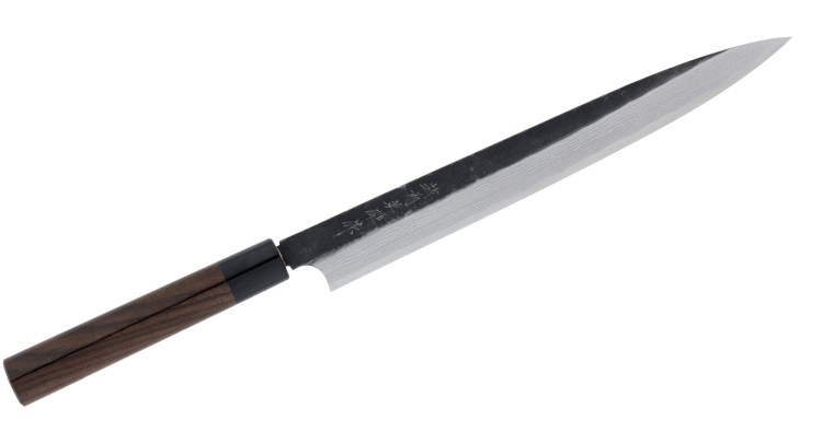 Hideo Kitaoka Nóż Shirogami Black Yanagi 27 cm
